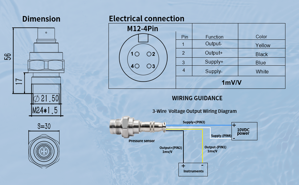 Hard Flat Diaphragm Sanitary Pressure Transmitter (4)