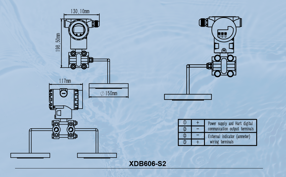 XDB606 Series Industrial Differential Pressure Transmitter